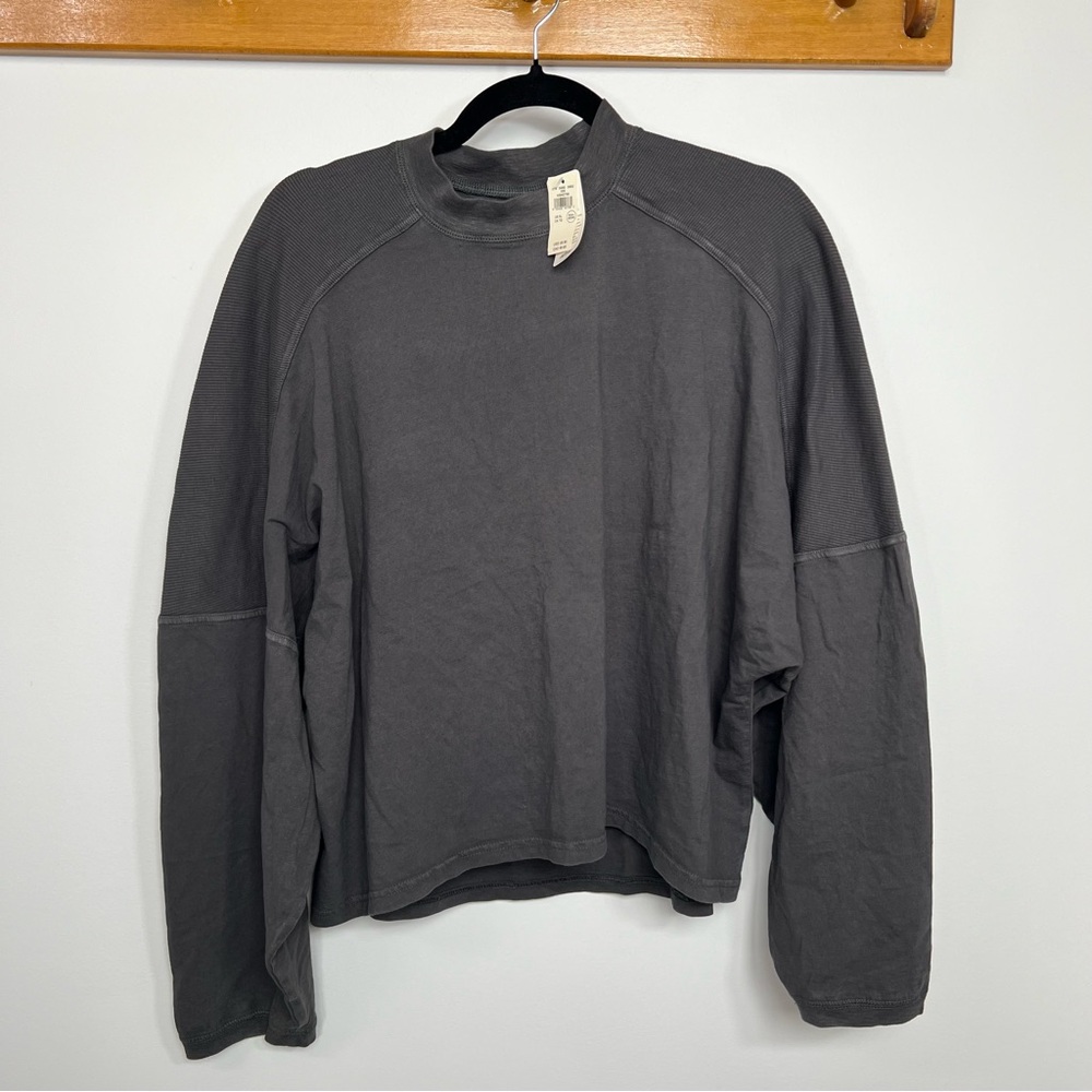 Aerie Cozy Mock Neck T Shirt | XL